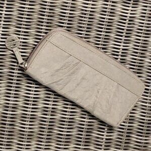 Travelon Wallet Zipper Neutral with Floral Lining